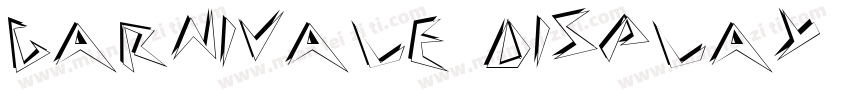 Carnivale Display Caps SSi字体转换